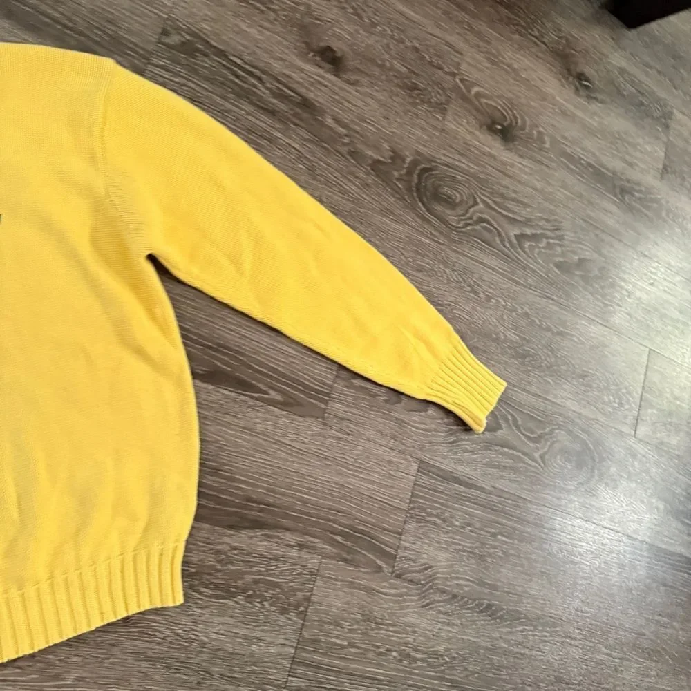 Polo By Ralph Lauren Vintage Yellow Cotton Sweater